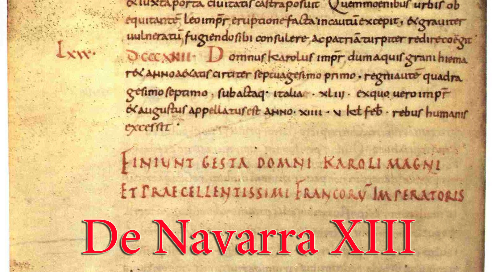 De Navarra XIII- Carlomagno